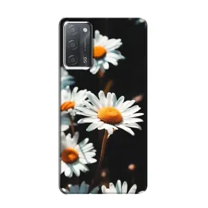 Чохол з ромашками на OPPO A55 (Білі ромашки)
