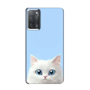Чехол на тематику: Коты для OPPO A55 (Белый кот)