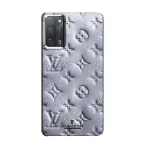 Текстурний Чохол Louis Vuitton для Оппо А55 (Білий ЛВ)