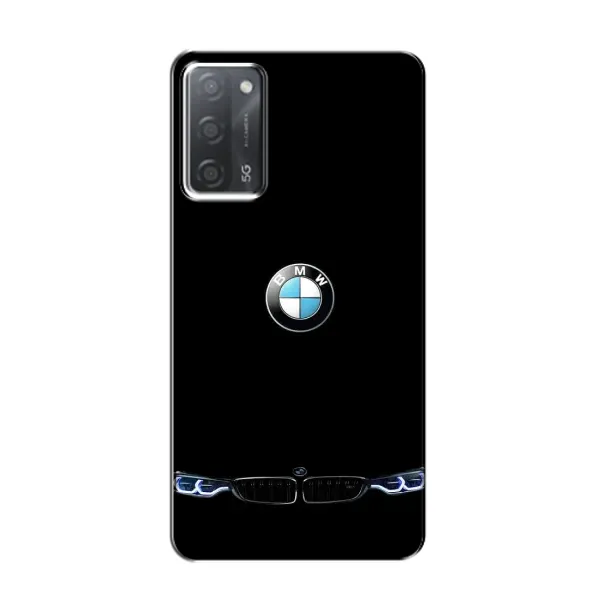 Чехол с рисунком «Черный BMW» для OPPO A55