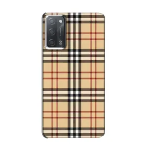 Чехол с рисунком «Burberry стиль» для OPPO A55
