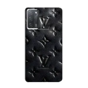 Текстурний Чохол Louis Vuitton для Оппо А55 (Чорний ЛВ)