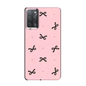 Чохол банти для OPPO A55 (Чорні бантики)