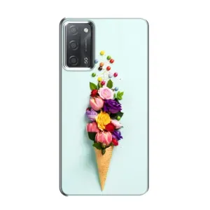 Чохли з тематикою "КВІТИ" на OPPO A55 (Квітка-морозиво)