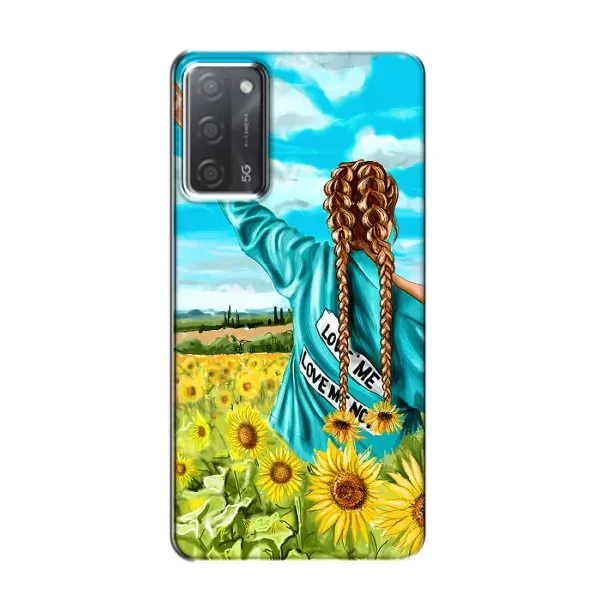 Чехол с рисунком «Девушка на поле» для OPPO A55 Чехол с рисунком «Девушка на поле» для OPPO A55