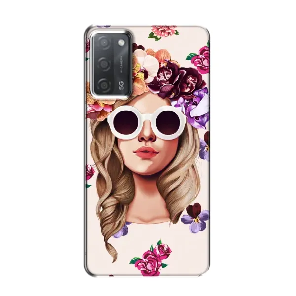 Чехол с рисунком «Девушка в очках» для OPPO A55 Чехол с рисунком «Девушка в очках» для OPPO A55