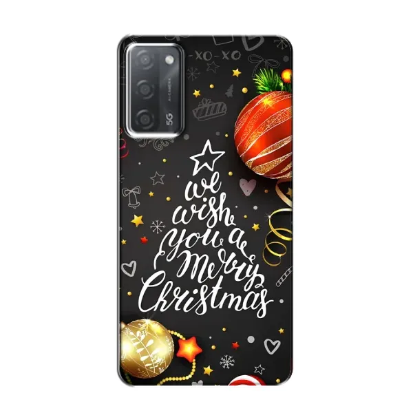 Чехол с рисунком «Елочка» для OPPO A55