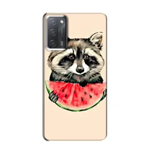 Силиконовый Чехол с Енотами на OPPO A55 (Енот)