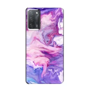 Чехол с рисунком «Фиолетовый мрамор» для OPPO A55