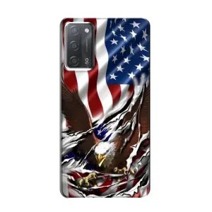 Чехол Флаг USA для OPPO A55 (Флаг USA)