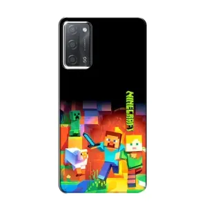 Чохли для OPPO A55 (Персонажі МайнКрафт) (Герой Майнкрафт)