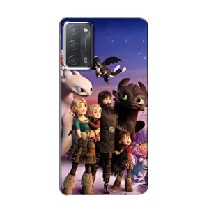 Чехол дракон Беззубик для OPPO A55 (Герои дракона)