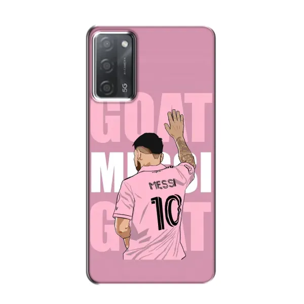 Чехол с рисунком «GOAT MESSI» для OPPO A55