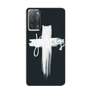 Чехлы для Оппо А55 (Крест Иисуса) (Jesus)