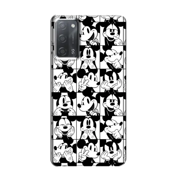 Чохол з малюнком «Колаж Микки Маус» для OPPO A55