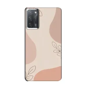 Чохол квітковий дизайн для OPPO A55 (Кориневий фон)