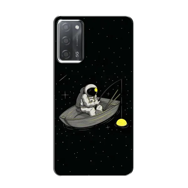 Чехол с рисунком «Космонавт на рыбалке» для OPPO A55 Чехол с рисунком «Космонавт на рыбалке» для OPPO A55