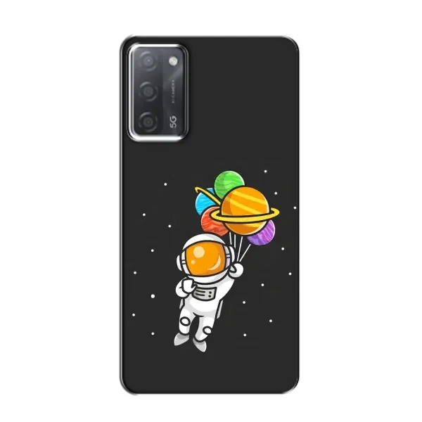 Чехол с рисунком «Космонавт с шариками» для OPPO A55 Чехол с рисунком «Космонавт с шариками» для OPPO A55