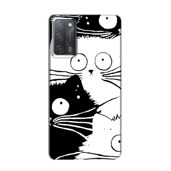 Чехол с рисунком «КОТИКИ» для OPPO A55