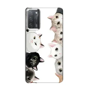 Силиконовый чехол с котиком для OPPO A55 (Коты)