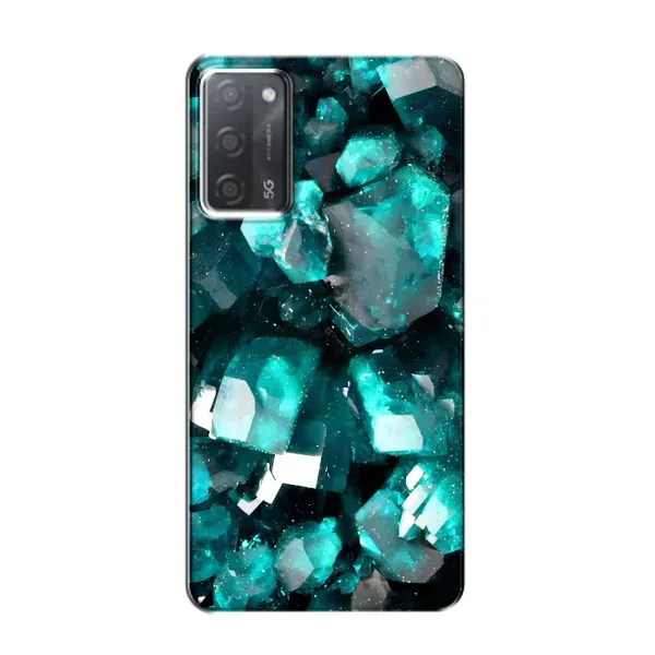 Чехол с рисунком «Кристалы» для OPPO A55