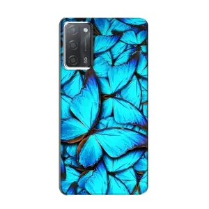 Силиконовый бампер с картинкой животных для OPPO A55 (Крылья бабочек)