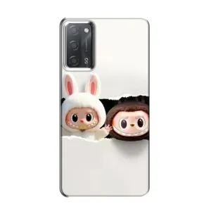 Чехол с принтом Лабубу для OPPO A55 (Фигурки Labubu)