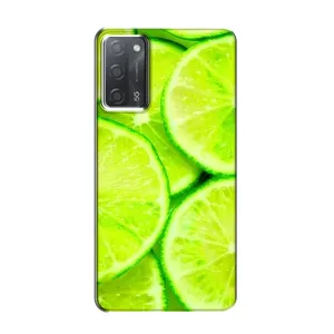 Чохол з зображенням смачної їжі для OPPO A55 (Лайм)