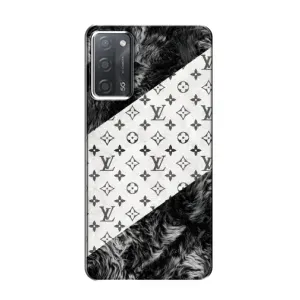 Чохол Стиль Louis Vuitton на OPPO A55 (LV на білому)