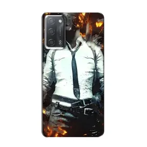 Чохол з картинкою "Герой Pubg" на OPPO A55 (Man Пубг)