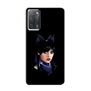 Чехлы с принтом Уэнсдей на OPPO A55 (Милая Уэнсдей)