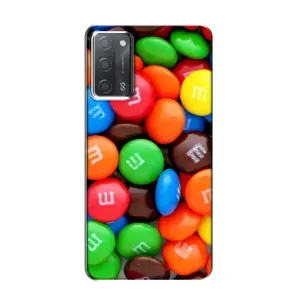 Чохол з зображенням смачної їжі для OPPO A55 (Різнокольорові M&M'S)
