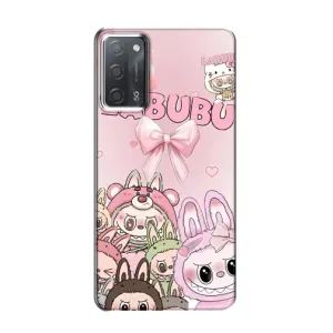 Чехол с принтом Лабубу для OPPO A55 (Монстры Лабубу)