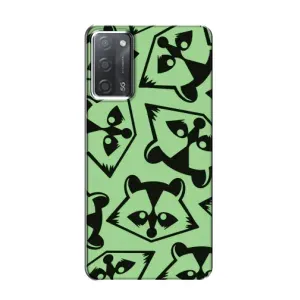 Силиконовый Чехол с Енотами на OPPO A55 (Мордочки Енота)