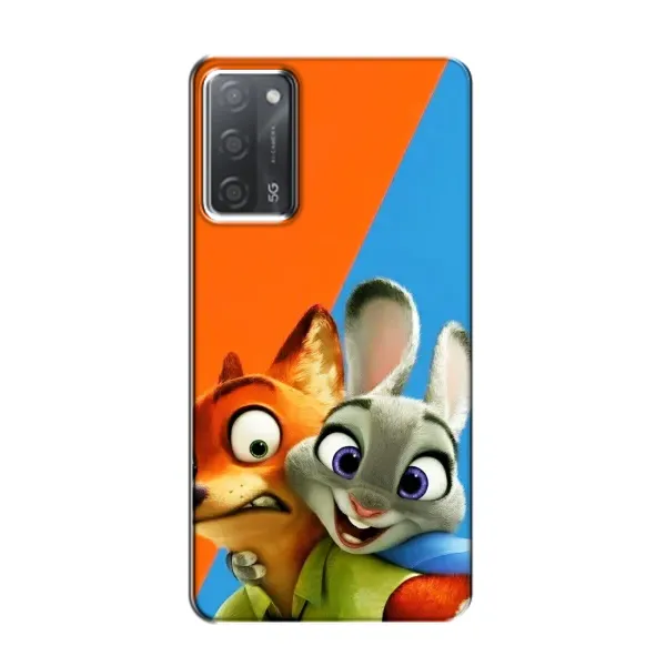 Чехол с рисунком «Ник и Хопс» для OPPO A55