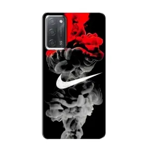 Силіконовый Чохол на OPPO A55 з картинкою НАЙК (Nike дим)