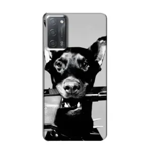 Чехол ДОБЕРМАН для OPPO A55 (Опасный доберман)