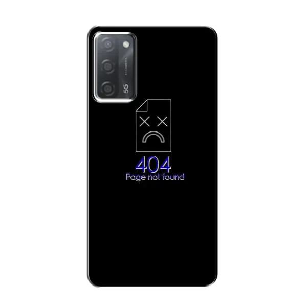 Чехол с рисунком «Ошибка 404» для OPPO A55 Чехол с рисунком «Ошибка 404» для OPPO A55