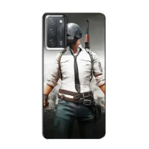 Чохол з картинкою "Герой Pubg" на OPPO A55 (Пабг)