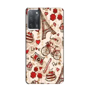 Чехол с Эйфелевой башней на OPPO A55 (Париж мечта)