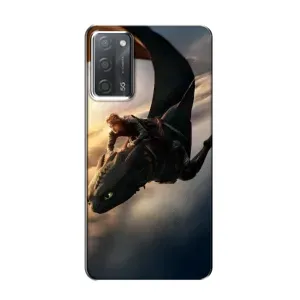 Чехол дракон Беззубик для OPPO A55 (Полет Беззубика)