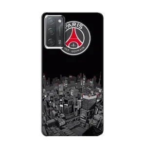 Силиконовые Чехлы принт Футбол на OPPO A55 (PSG)