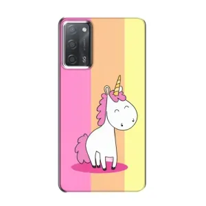 Чехол Unicorn на OPPO A55 (Радужный Единорог)