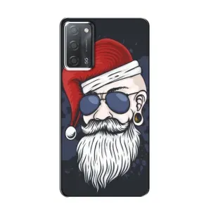 Чехол Санта Клаус для OPPO A55 (Рождественский МЕН)
