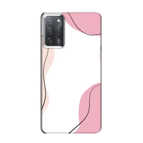 Чехол с рисунком «Розовый фон» для OPPO A55