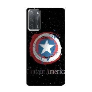 Чехол с Щитом Капитана Америки на OPPO A55 (Щит Капитана)