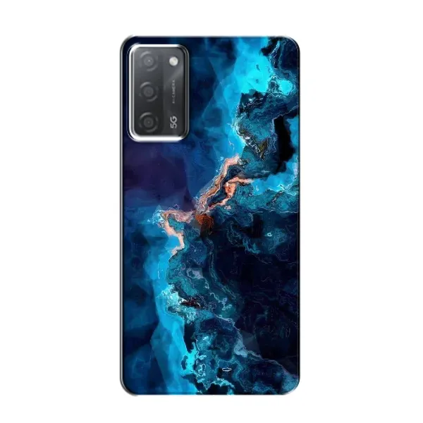 Чехол с рисунком «Синий мрамор» для OPPO A55 Чехол с рисунком «Синий мрамор» для OPPO A55