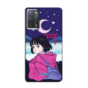 Чехол с персонажами АНИМЕ на OPPO A55 (Синобу Миякэ)