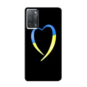 Силиконовый Чехол на OPPO A55 (Я-Украина) (Украинское сердце)