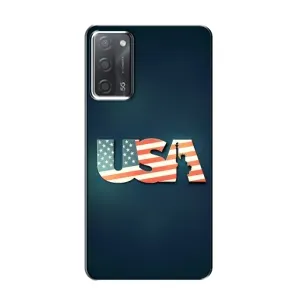 Чехол Флаг USA для OPPO A55 (USA)
